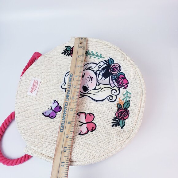 Disney Animators Collection Princess Aurora Swim Bag Round Flowers Butterflies - Picture 5 of 5